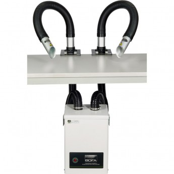 Дымоуловитель BOFA V250-AL на два рабочих места с гибкими дымоприемниками Alsident 50мм 94B000164